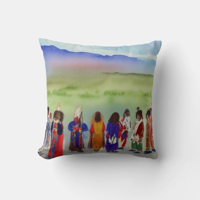 Amerikanische Ureinwohner Collection Kissen (Vorderseite)