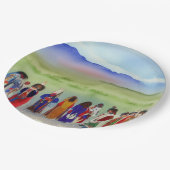 Amerikanische Ureinwohner Collection Pappteller (Schrägansicht)