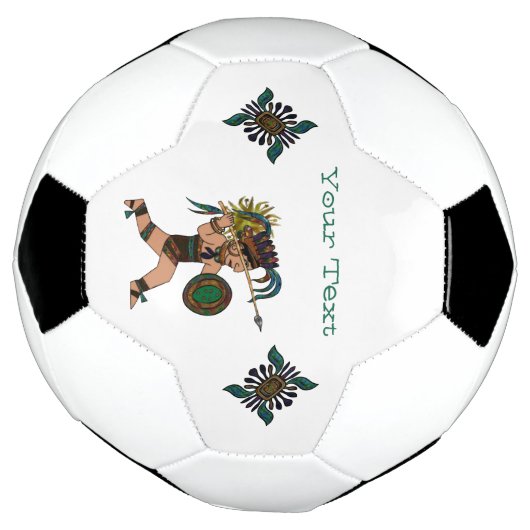 Amerikanische Ureinwohner des alten Kriegers Fußball (Gedreht)