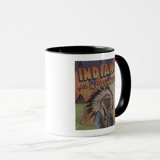 Amerikanische Ureinwohner des Nordwestens - Indisc Tasse (VorderseiteRechts)