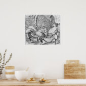 Amerikanische Ureinwohner, die Chuno oder Kartoffe Poster (Küche)