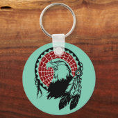 Amerikanische Ureinwohner Eagle Dreamcatcher Schlü Schlüsselanhänger (Vorderseite)