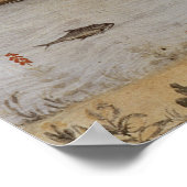 Amerikanische Ureinwohner Fischerei Poster (Ecke)