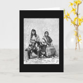 Amerikanische Ureinwohner Grußkarte Karte (Gelbe Blume)