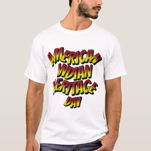AMERIKANISCHE UREINWOHNER HERITAGEDAY T-Shirt (Vorderseite)