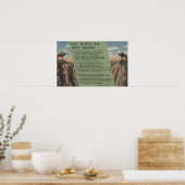 Amerikanische Ureinwohner im Nordwesten "Out where Poster (Küche)