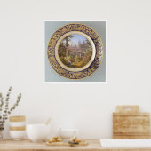 Amerikanische Ureinwohner in Sitka, Alaska-Waldpla Poster (Küche)