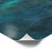 Amerikanische Ureinwohner, Kanufahren und Wasserfa Poster (Ecke)