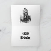 Amerikanische Ureinwohner Karte (Innenseite)