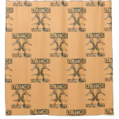 Amerikanische Ureinwohner Kokopelli - Dance Your L Duschvorhang (Vorderseite)