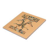 Amerikanische Ureinwohner Kokopelli - Dance Your L Fliese (Seite)