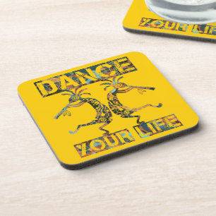 Amerikanische Ureinwohner Kokopelli - Dance Your L Getränkeuntersetzer