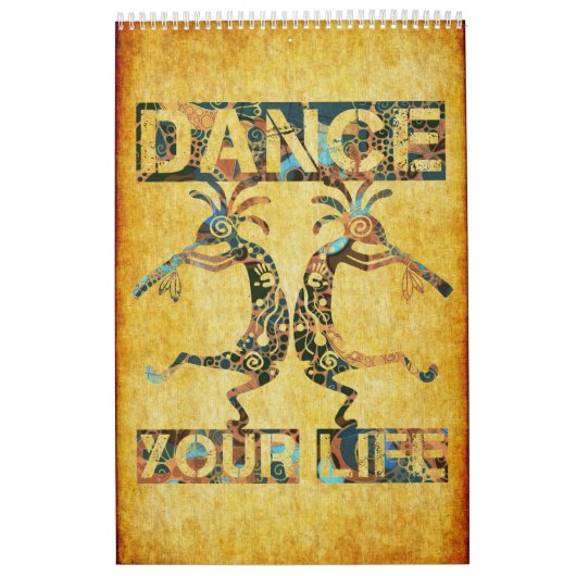 Amerikanische Ureinwohner Kokopelli - Dance Your L Kalender (Titelbild)