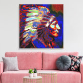 Amerikanische Ureinwohner Leinwanddruck (Insitu (Wohnzimmer))
