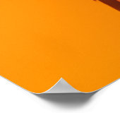 Amerikanische Ureinwohner Man feathers Vintage Pos Poster (Ecke)