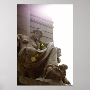 Amerikanische Ureinwohner Nationalmuseum Statue Poster