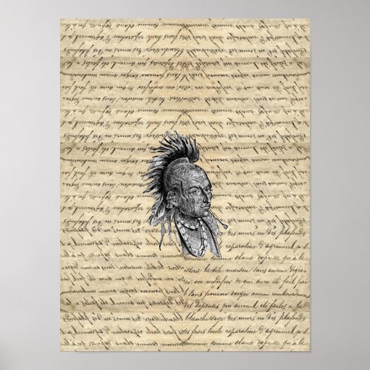 Amerikanische Ureinwohner Poster (Vorne)