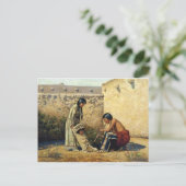 amerikanische Ureinwohner Postkarte (Stehend Vorderseite)