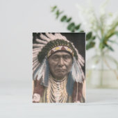 amerikanische Ureinwohner Postkarte (Stehend Vorderseite)
