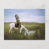 amerikanische Ureinwohner Postkarte (Vorderseite)