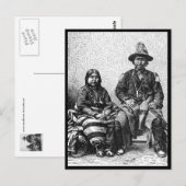Amerikanische Ureinwohner Postkarte (Vorne/Hinten)
