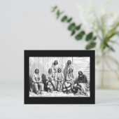 Amerikanische Ureinwohner Postkarte (Stehend Vorderseite)