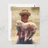 Amerikanische Ureinwohner Postkarte (Vorne/Hinten)