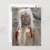 Amerikanische Ureinwohner Postkarte (Vorne/Hinten)
