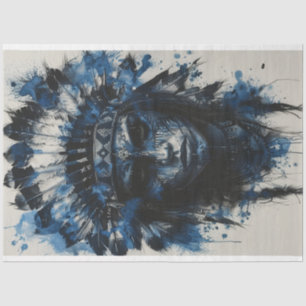 Amerikanische Ureinwohner Princess Headdress Decou Seidenpapier