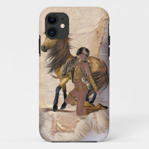 Amerikanische Ureinwohner Prinzessin und Pferd Case-Mate iPhone Hülle