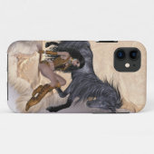 Amerikanische Ureinwohner Prinzessin und Schwarzes Case-Mate iPhone Hülle (Rückseite (Horizontal))