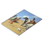 Amerikanische Ureinwohner-Rauchsignale Notizblock (Linke Seite)