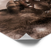 Amerikanische Ureinwohner Reiten Poster (Ecke)