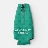 Amerikanische Ureinwohner Rot Haida Art Otter Salm Flaschenkühler (Rückseite)