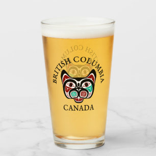 Amerikanische Ureinwohner Rot Schwarzer Grüner Vec Glas