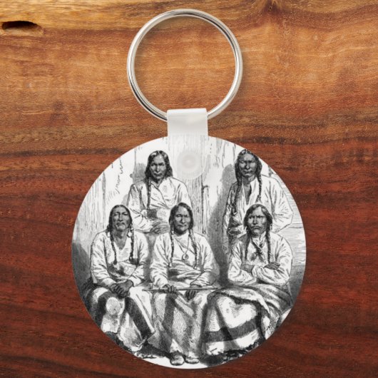 Amerikanische Ureinwohner Schlüsselanhänger (Vorderseite)