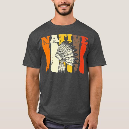 Amerikanische Ureinwohner - Traditionelles Amerika T-Shirt (Vorderseite)