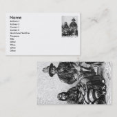 Amerikanische Ureinwohner-Visitenkarte Visitenkarte (Vorne/Hinten)