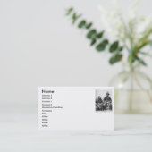 Amerikanische Ureinwohner-Visitenkarte Visitenkarte (Stehend Vorderseite)