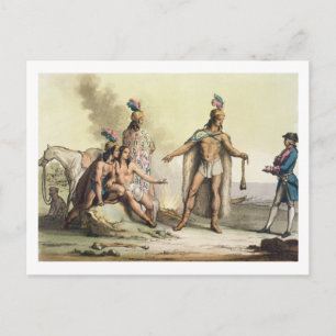 Amerikanische Ureinwohner von Patagonien, Chile, g Postkarte