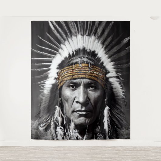 Amerikanische Ureinwohner Wandteppich (Vorderseite)