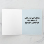 AMERIKANISCHE UREINWOHNER WARRIOR MAN BIRTHDAY GRO KARTE (Innenseite)