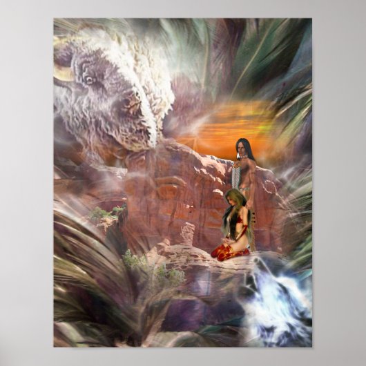 Amerikanische Ureinwohner Wedding Night Poster (Vorne)