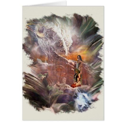 Amerikanische Ureinwohner Wedding Night Vignette (Vorne)