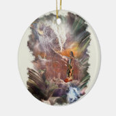 Amerikanische Ureinwohner Wedding Night Vignette Keramik Ornament (Links)