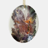 Amerikanische Ureinwohner Wedding Night Vignette Keramikornament (Rechts)