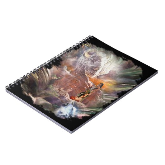 Amerikanische Ureinwohner Wedding Night Vignette Notizblock (Linke Seite)