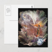 Amerikanische Ureinwohner Wedding Night Vignette Postkarte (Vorne/Hinten)