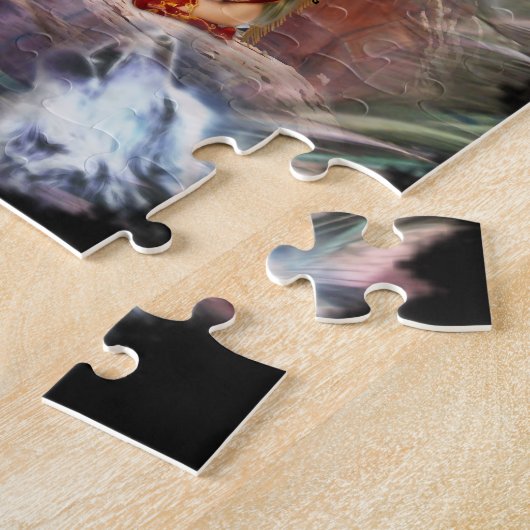 Amerikanische Ureinwohner Wedding Night Vignette Puzzle (Seite)