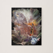 Amerikanische Ureinwohner Wedding Night Vignette Puzzle (Vertikal)